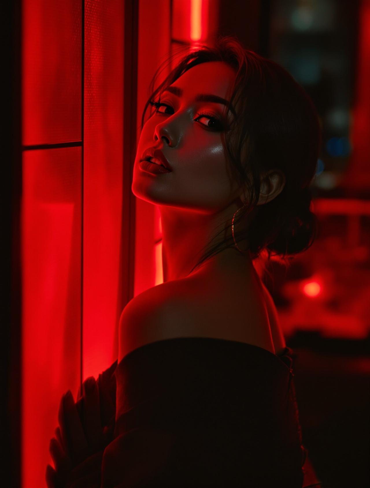 美女人体艺术写真禁欲系:极简空间