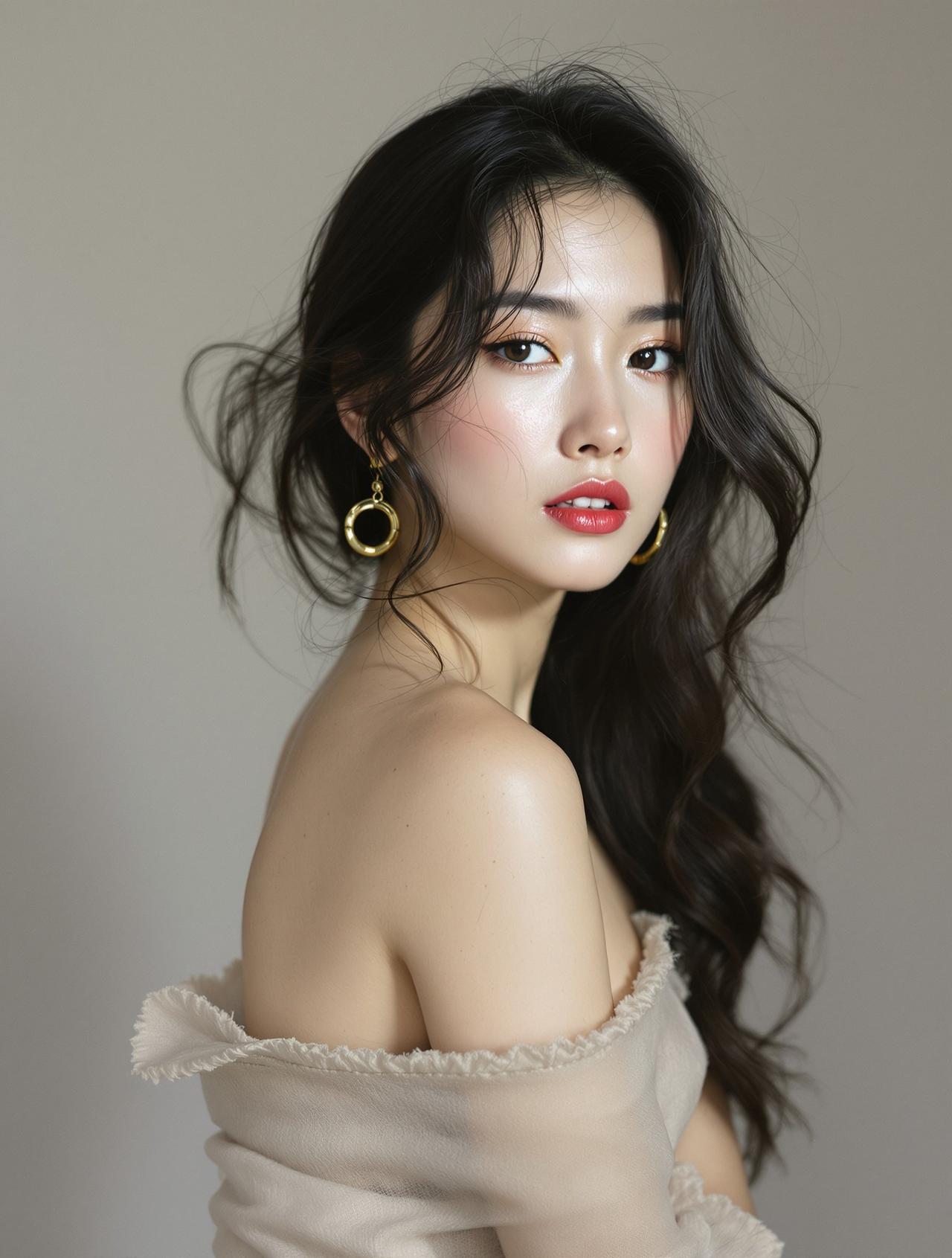 美女人体艺术写真禁欲系:冷色调